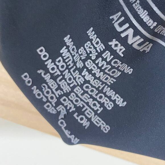 Aunua Black Swimskirt with Built In Shorts Modest Plus Size XXL - Picture 3 of 5